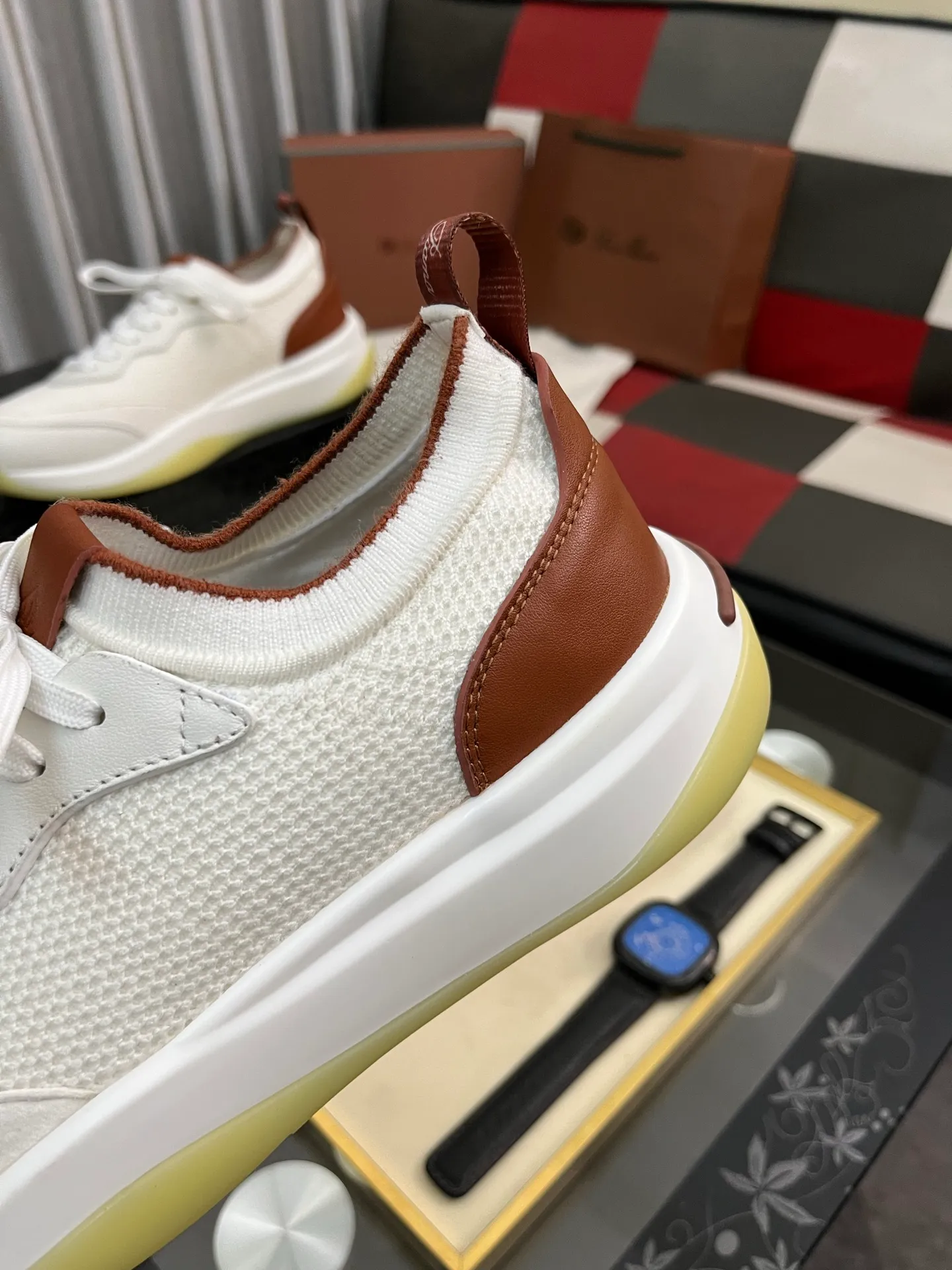 Men's men's shoes💰620⌚️⌚️Loro Piana - Loro Piana LP classic casual shoes, men's lace-up casual shoes and sneakers, high-quality lightweight and comfortable fabrics, suitable for outdoor leisure, the color is young and energetic, the upper is imported deerskin from Italy, it is great with sportswear or casual suits! Code number: 38-446️⃣Colors available